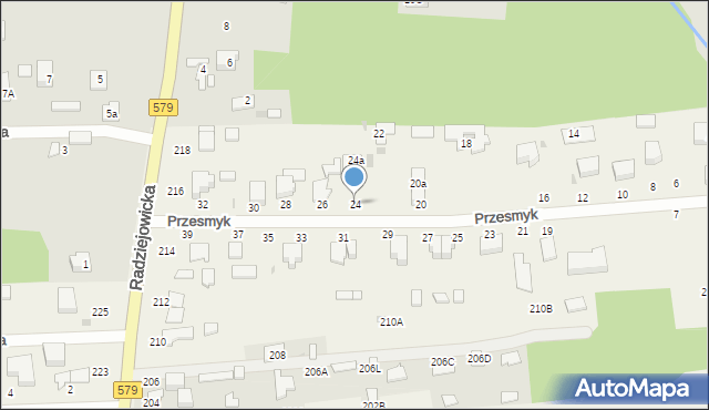 Kałęczyn, Przesmyk, 24, mapa Kałęczyn