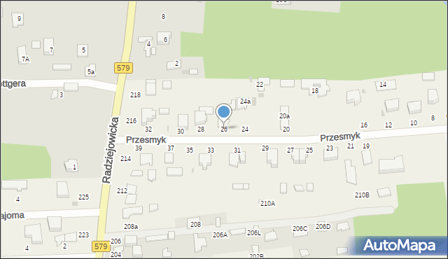 Kałęczyn, Przesmyk, 26, mapa Kałęczyn