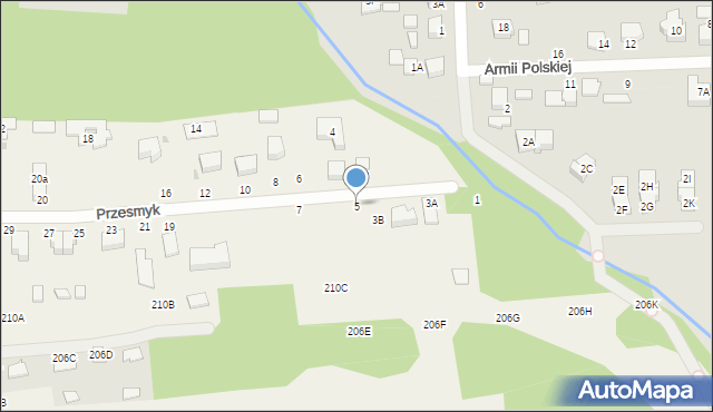 Kałęczyn, Przesmyk, 5, mapa Kałęczyn