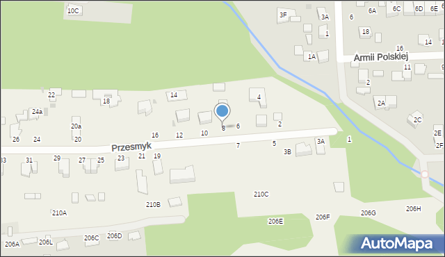 Kałęczyn, Przesmyk, 8, mapa Kałęczyn