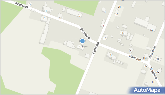 Kalinowice, Przeskok, 6, mapa Kalinowice