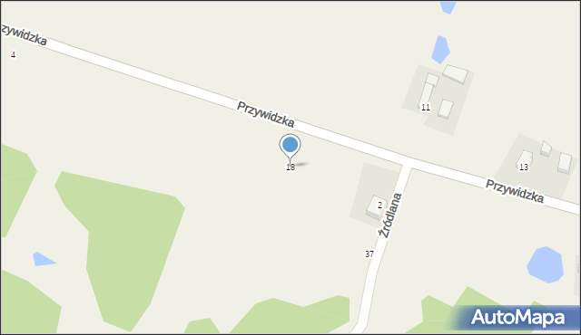 Kamela, Przywidzka, 18, mapa Kamela