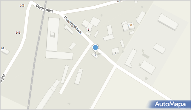 Kamień Krajeński, Przemysłowa, 2, mapa Kamień Krajeński