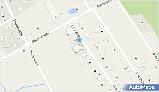 Kamionka, Przy Stawie, 33, mapa Kamionka