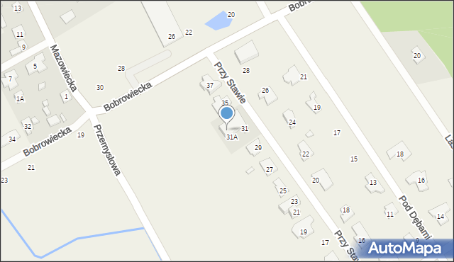 Kamionka, Przy Stawie, 33A, mapa Kamionka