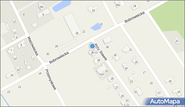 Kamionka, Przy Stawie, 37, mapa Kamionka