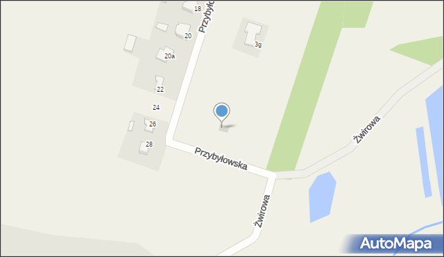 Kamyk, Przybyłowska, 3m, mapa Kamyk