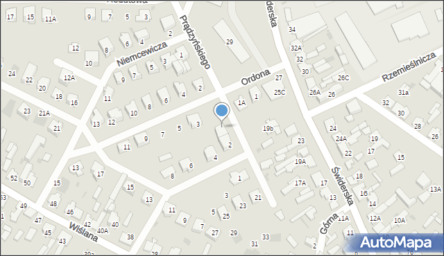 Karczew, Prądzyńskiego Ignacego, gen., 20, mapa Karczew