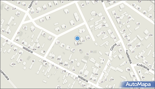 Karczew, Prądzyńskiego Ignacego, gen., 25, mapa Karczew