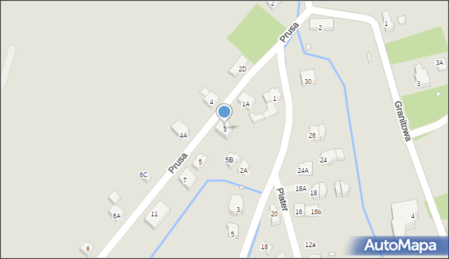 Karpacz, Prusa Bolesława, 3, mapa Karpacz