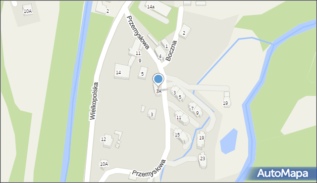 Karpacz, Przemysłowa, 3A, mapa Karpacz