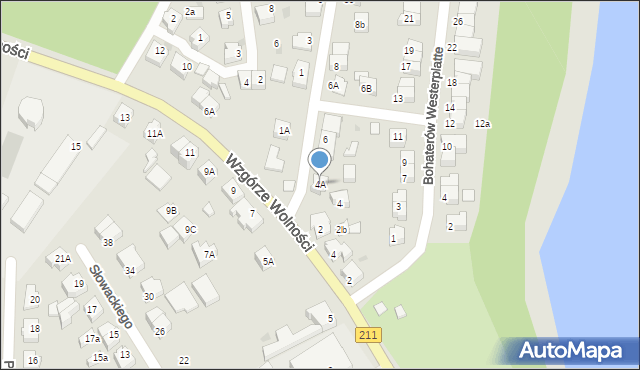 Kartuzy, Prokowska, 4A, mapa Kartuzy