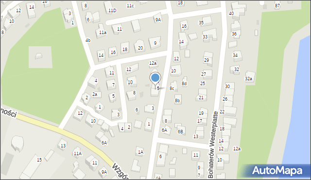 Kartuzy, Prokowska, 5/1, mapa Kartuzy