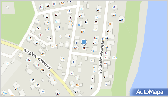 Kartuzy, Prokowska, 6B, mapa Kartuzy