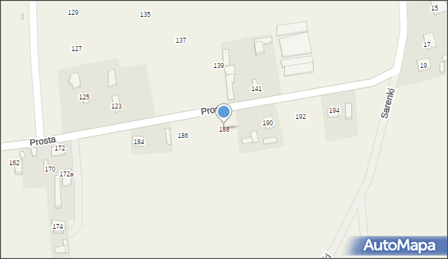 Kawęczynek, Prosta, 188, mapa Kawęczynek