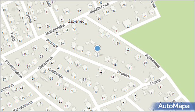 Kędzierzyn-Koźle, Promyk, 7, mapa Kędzierzyna-Koźle