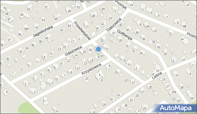 Kędzierzyn-Koźle, Przedwiośnie, 4, mapa Kędzierzyna-Koźle