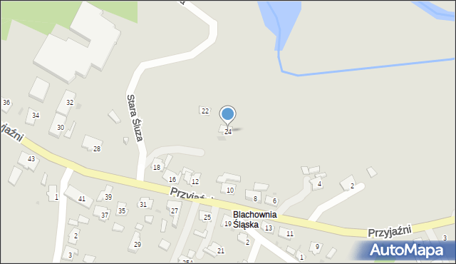 Kędzierzyn-Koźle, Przyjaźni, 24, mapa Kędzierzyna-Koźle