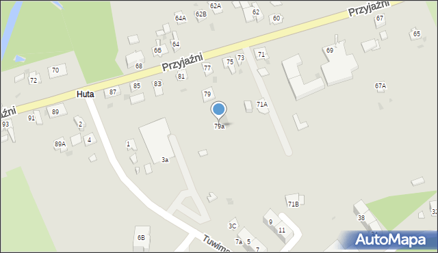 Kędzierzyn-Koźle, Przyjaźni, 79a, mapa Kędzierzyna-Koźle