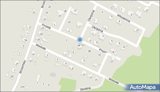 Kędzierzyn-Koźle, Prosta, 5, mapa Kędzierzyna-Koźle