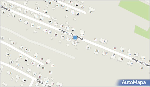 Kędzierzyn-Koźle, Przerwy-Tetmajera Kazimierza, 24, mapa Kędzierzyna-Koźle