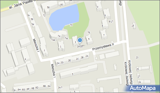 Kędzierzyn-Koźle, Przemysława II, 2b/10, mapa Kędzierzyna-Koźle