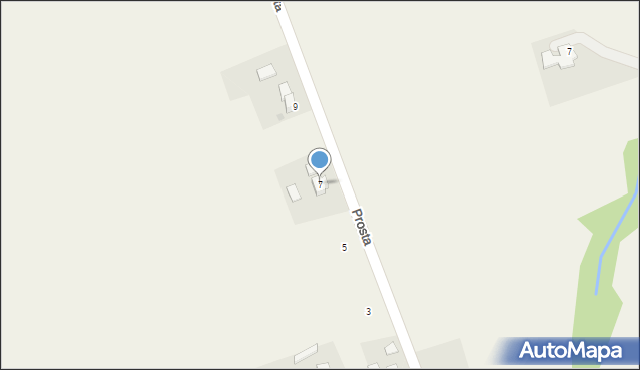 Kisielów, Prosta, 7, mapa Kisielów