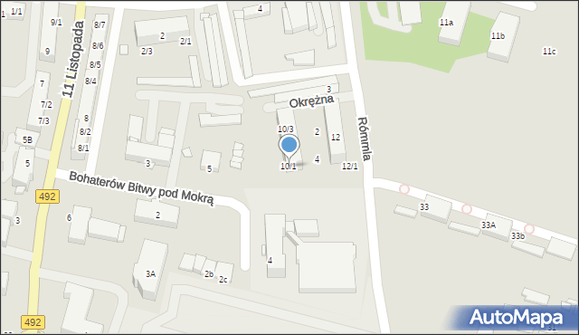 Kłobuck, Przechodnia, 10/1, mapa Kłobuck