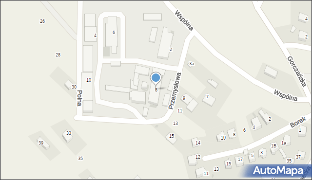 Kluszkowce, Przemysłowa, 8, mapa Kluszkowce