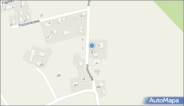 Kobiór, Promnicka, 6, mapa Kobiór