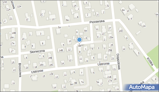 Kobyłka, Promienna, 9A, mapa Kobyłka