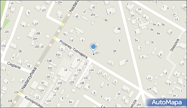 Kobyłka, Przerwy-Tetmajera Kazimierza, 4, mapa Kobyłka