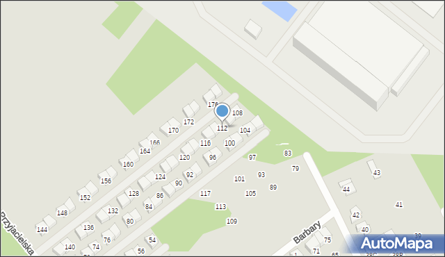 Kobyłka, Przyjacielska, 112, mapa Kobyłka