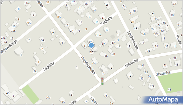 Kobyłka, Przyjacielska, 2C, mapa Kobyłka