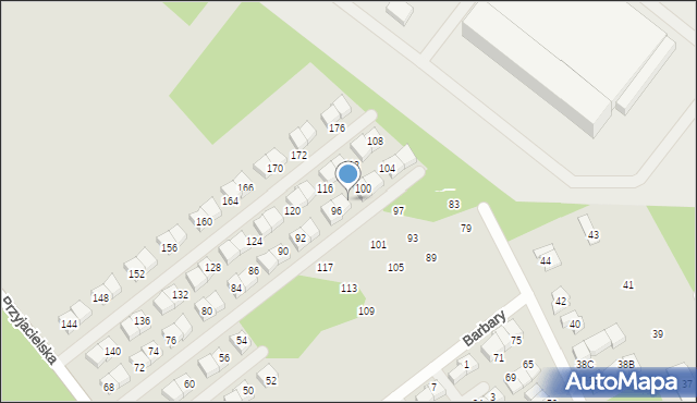 Kobyłka, Przyjacielska, 98, mapa Kobyłka