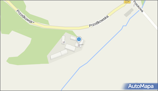 Kobysewo, Przodkowska, 12, mapa Kobysewo