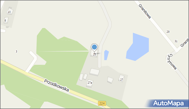 Kobysewo, Przodkowska, 25, mapa Kobysewo