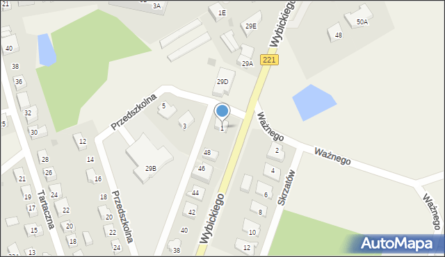 Kolbudy, Przedszkolna, 1, mapa Kolbudy