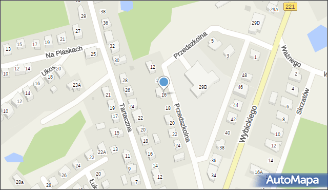 Kolbudy, Przedszkolna, 16, mapa Kolbudy