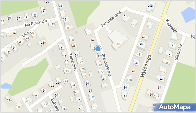 Kolbudy, Przedszkolna, 18, mapa Kolbudy