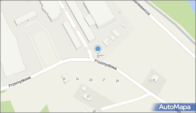 Kolbudy, Przemysłowa, 12, mapa Kolbudy