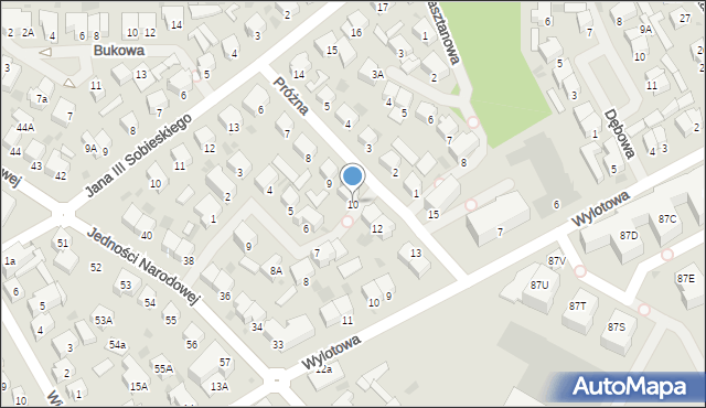 Kołobrzeg, Próżna, 10, mapa Kołobrzegu