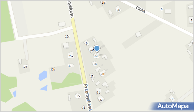 Kolonia Borek, Przemysłowa, 24b, mapa Kolonia Borek