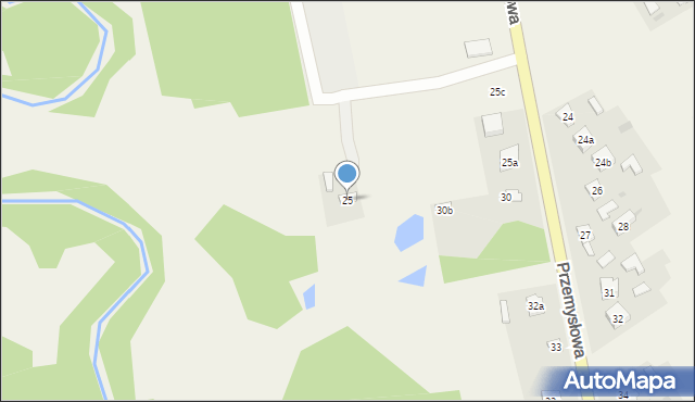 Kolonia Borek, Przemysłowa, 25, mapa Kolonia Borek