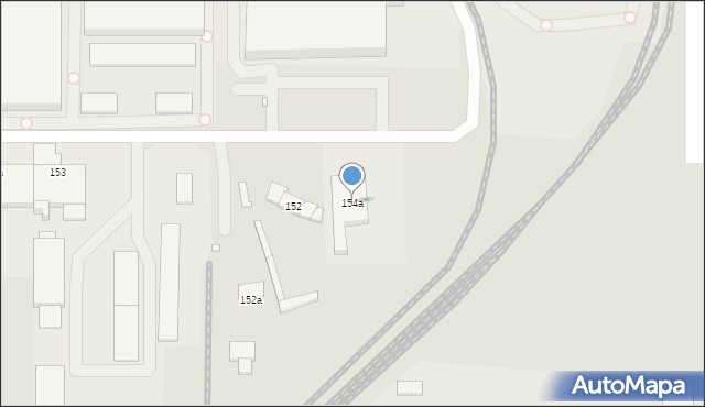 Konin, Przemysłowa, 154a, mapa Konina