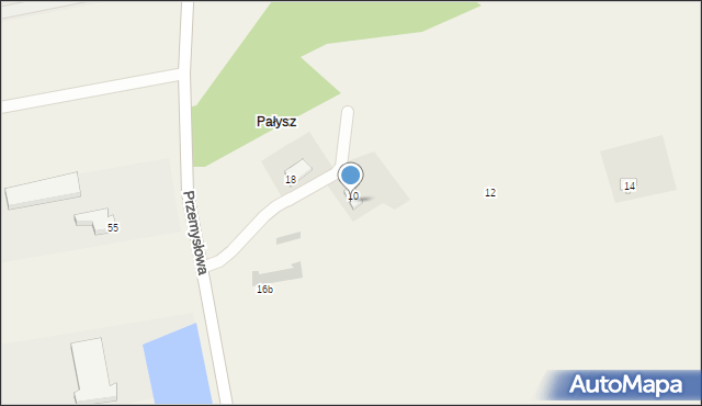 Konopiska, Przemysłowa, 16, mapa Konopiska