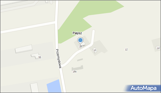 Konopiska, Przemysłowa, 18, mapa Konopiska