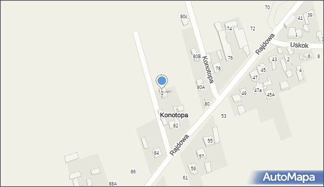 Konotopa, Przyjaźni, 2, mapa Konotopa