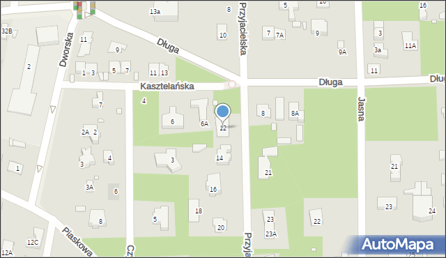 Konstancin-Jeziorna, Przyjacielska, 12, mapa Konstancin-Jeziorna