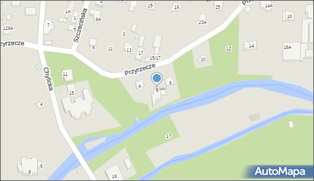 Konstancin-Jeziorna, Przyrzecze, 6, mapa Konstancin-Jeziorna